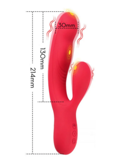 VIBRADOR PONTO G COM PULSAÇÃO E ESTIMULAÇÃO CLITORIANA - comprar online