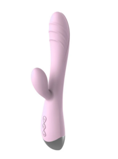 VIBRADOR DE PONTO G COM ESTIMULADOR CLITORIANO - comprar online