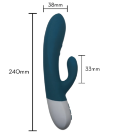 VIBRADOR DUPLO C/AQUECIMENTO - Donna da Noite Sex Shop Lingerie