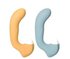 VIBRADOR DUPLO REVESTIDO EM SILICONE LIQUIDO