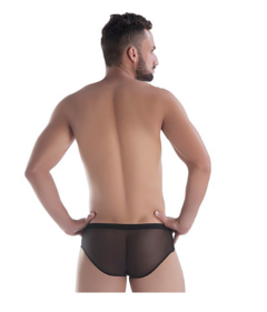 CUECA SEXY SLIP AGRESSIVE MAN BLACK - comprar online