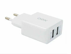 Carregador de tomada USB DUO PR/BR CG201