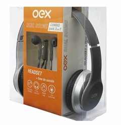 HEADSET + FONE DE OUVIDO - COMBO TWIN HF 100