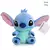 Imagem do Disney cartoon lilo e stitch bonecas de pelúcia azul e rosa, brinquedos de anim