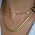 Colar Choker Dourado Medalhas - comprar online