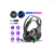 Headset gamer com microfone e led rbg vermelho com fio | OVLENG na internet