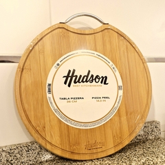 Tabla Pizzera De Madera Bambú Cocina Hudson 36 Cm X 1,5 Cm - comprar online