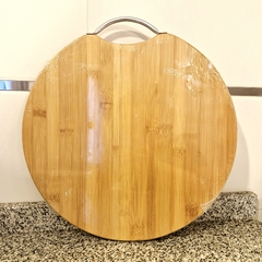 Tabla Pizzera De Madera Bambú Cocina Hudson 36 Cm X 1,5 Cm - tienda online