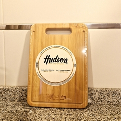 Tabla Picar Hudson Madera Bambú Cocina 27x19cm - JHUMAX