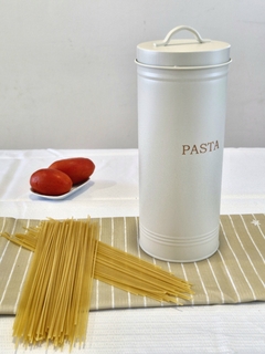 Lata para Fideos 27x11cm Color Tiza