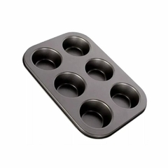 Molde Antiadherente para Cupcake horno x6 Usos multiples Teflon - JHUMAX