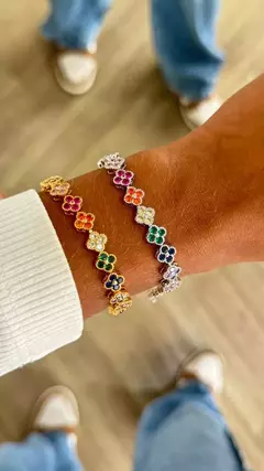 Pulseira trevo semi joia - comprar online