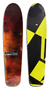 Shape Longboard Mirage - Lixa Amarela - Com Tail e Nose