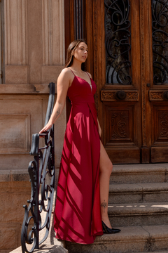 Vestido Alma Bordo / Rojo - REVIEW