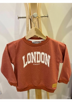 Buzo Londres Kids Ladrillo