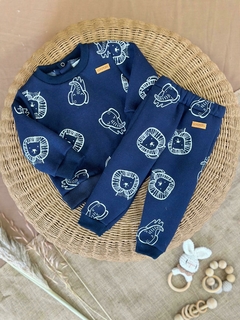 Conjunto Polo Estampado Friza Animales - comprar online