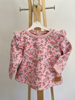 Conjunto Paris Estampado Friza Rosa - comprar online