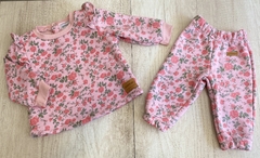 Conjunto Paris Estampado Friza Rosa - Modo Merlin