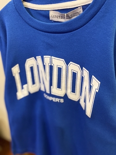 Camiseta Kids Manhattan Azul Francia - comprar online