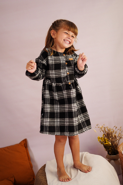 Vestido London Kids Negro