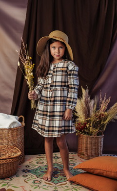 Vestido London Kids Nude - comprar online