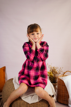 Vestido London Kids Fucsia - comprar online