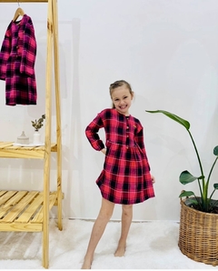 Vestido London Kids Rojo