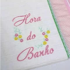 Toalha de Banho com Capuz Forrada com Fralda na internet