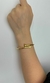 Pulseira Feminino Prego - Banhada a Ouro 18K na internet