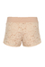 Short en encaje y jersey nude