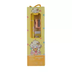 Paquete de 4 Kits Escolares de 5 Piezas Diseño de Animalitos Kawaii - tienda en línea