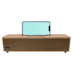 Bocina Bluetooth Tipo Barra de Madera