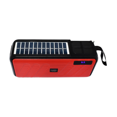 Bocina Bluetooth portátil panel solar 2" - SevicMx