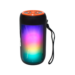 Bocina Bluetooth cilíndrica luz LED portátil 2" - comprar en línea