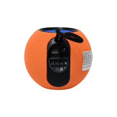 Mini bocina Bluetooth 2" portátil luz LED y con cuerda