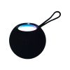 Mini bocina Bluetooth 2" portátil luz LED y con cuerda