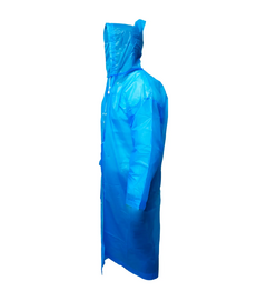 Impermeable con capucha para lluvia de adulto