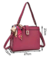 Bolsa Feminina Vinho com Alça Transversal Chica Fiore (REF:.CH3399): Elegância e Charme em Sintético Premium - Michele Modas