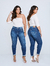 Calça Skinny Plus Size Barriga Negativa Detox Denim (Ref. 9664)