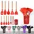 kit 12 Conjunto Utensílios Silicone Colher Vermelho - comprar online