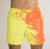 Calções de praia impermeáveis sexy amarelo masculino, tábua de banho de tama - comprar online