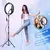 Kit Profissional Ring Light, Kit Completo, 2.1M, Tripé Universal, Controle Remo - comprar online