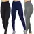 Kit 5 Calças Legging Fitness Lisa Cós Alto Sem Elástico na Cintura Confortave - loja online