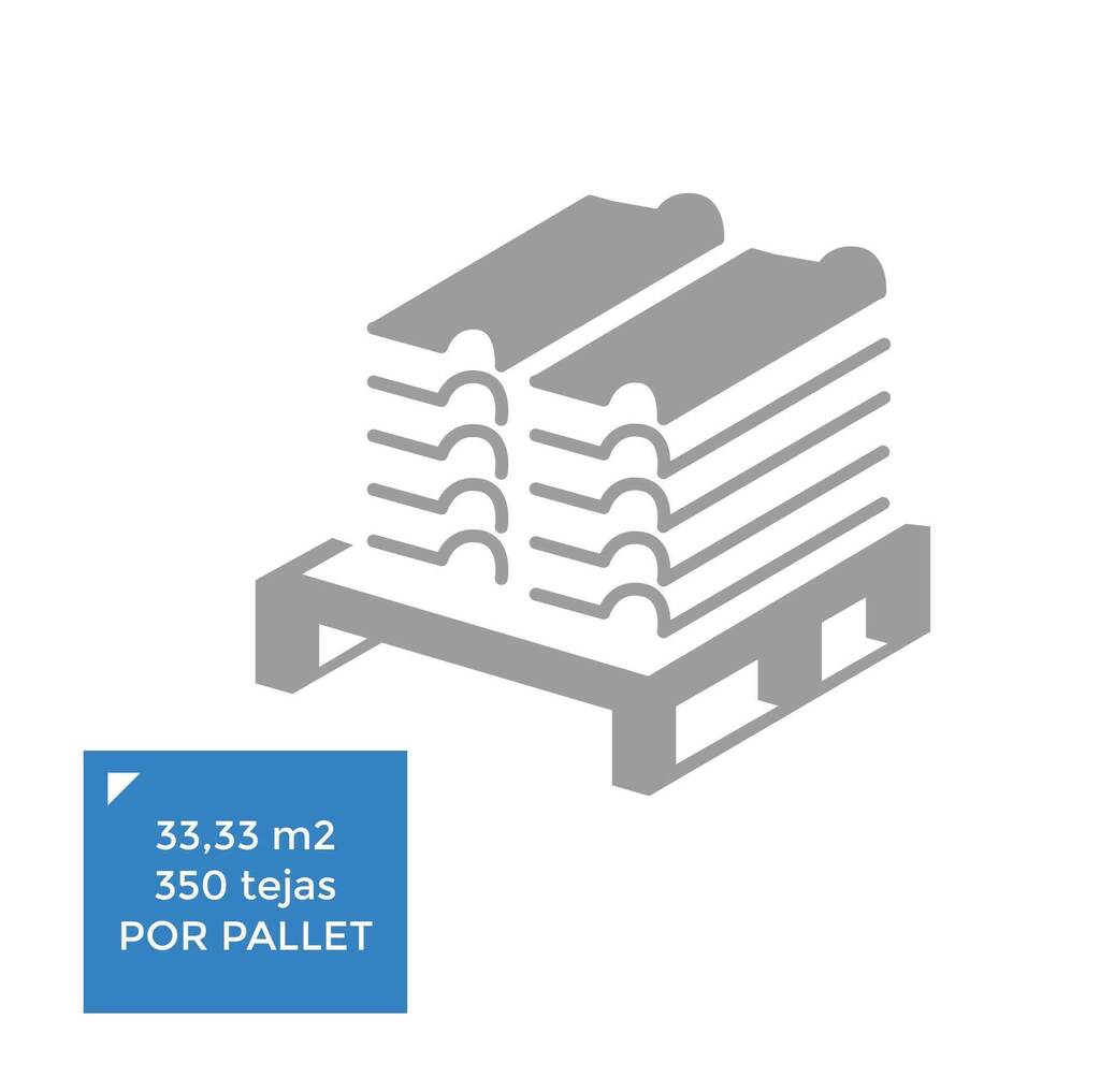 PALLET de Teja de Arcilla Portuguesa