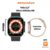 Relógio Smartwatch W69 Ultra 2gb Memória Preto/laranja 49mm - comprar online