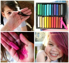 TIZAS DE 12 COLORES PARA PINTAR PELO HAIR CHALK - comprar online