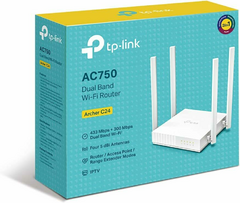 WIRELESS ROTEADOR TP LINK ARCHER C21 AC750 DUAL BAND 4 ANTENAS na internet