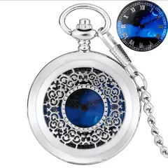 Relógio de bolso quartz Azul - online store