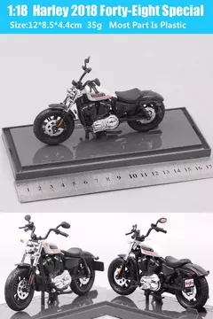 Maiisto Harley Road King Motocicleta, Road King, Dyna Street Bob CVO, Road Glide, VRSCR Rod, XR1200X, Brinquedos da bicicleta, 1:18, Modelo K, XR750, Breakout - loja online