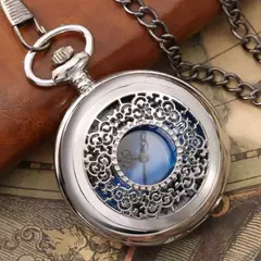 Relógio de bolso quartz Azul - loja online